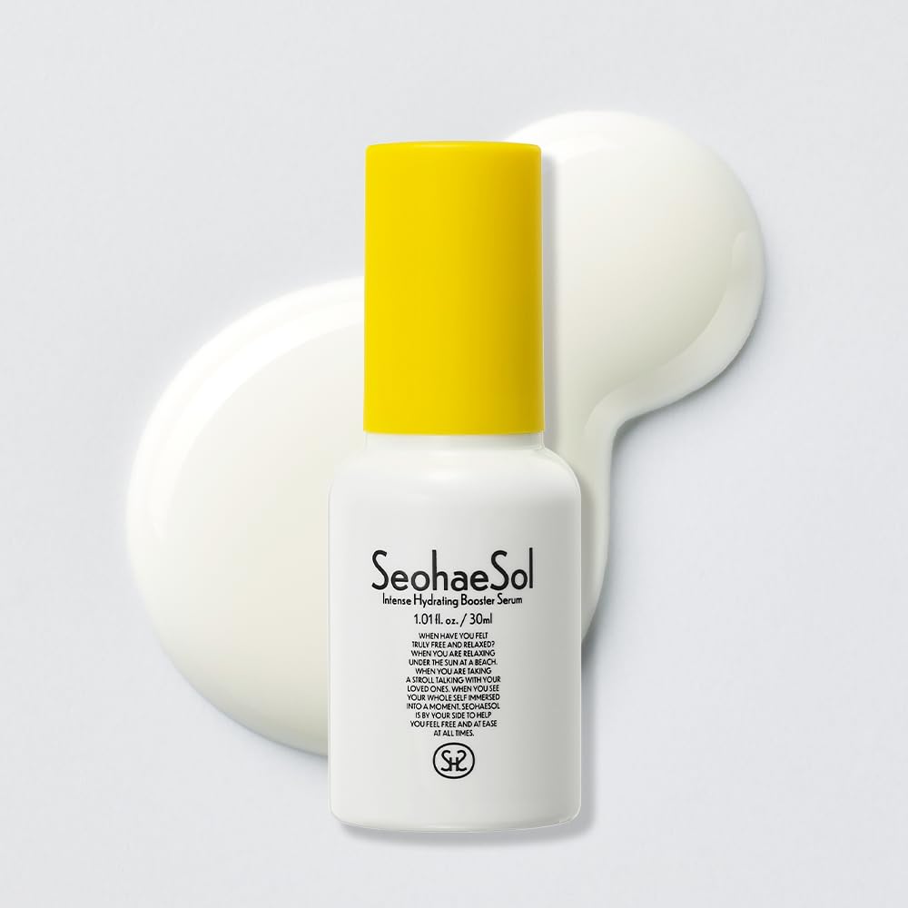 SeohaeSol Intense Hydrating Booster Serum 30ml, Hydrating Face Serum with Niacinamide, Hyaluronic Acid & Panthenol, Moisture Barrier Support, Lightweight Non-Sticky for Dry Sensitive Skin