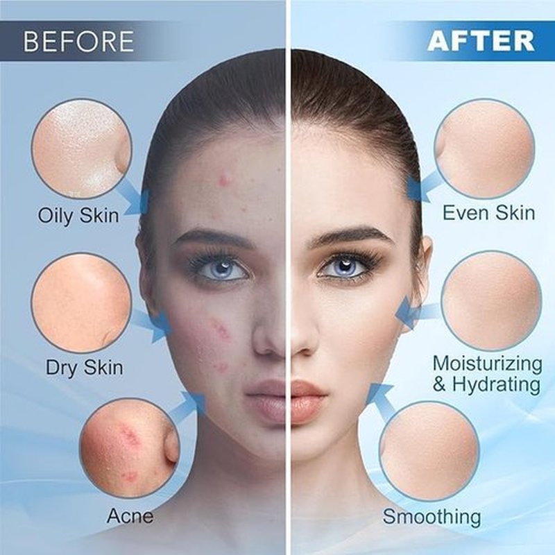 Angeland Jelly Mask for Facials Professional Natural Gel Face Masks, Moisturizing & Hydrating Jelly Face Masks, Peel Off Face Masks SkinCare 23 Fl Oz (Hyaluronic Acid)