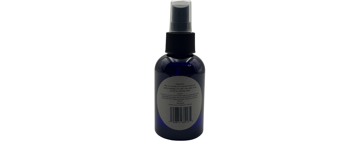REKAB Mineral Oil Magnesium Spray - Magnesium for Sleep with Pure Magnesium Glycinate - Soothe and Relax with Natural Magnesium Oil Spray - 100% Pure & Natural
