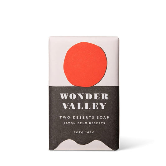 Wonder Valley Two Deserts Soap Bar - Vegan, Cruelty-Free, Unisex | Juniper & Sage (5 oz | 142g)