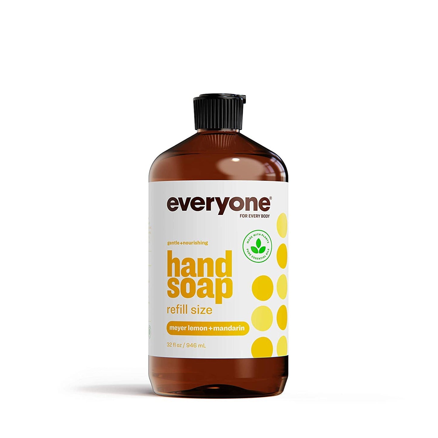 Everyone Hand Soap Refill, 32 Ounce (Pack of 6), Meyer Lemon and Mandarin, made with Essential Oils for kitchen and bathroom