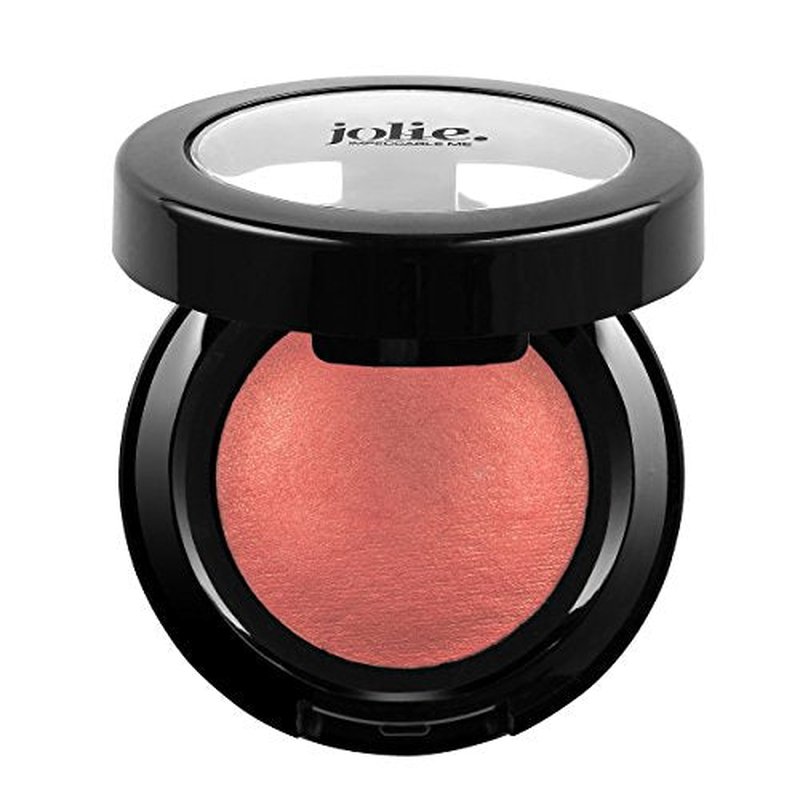 Jolie Radiant Marbleized Baked Blush Blusher Cheek Color - Silky Smooth - Hibiscus