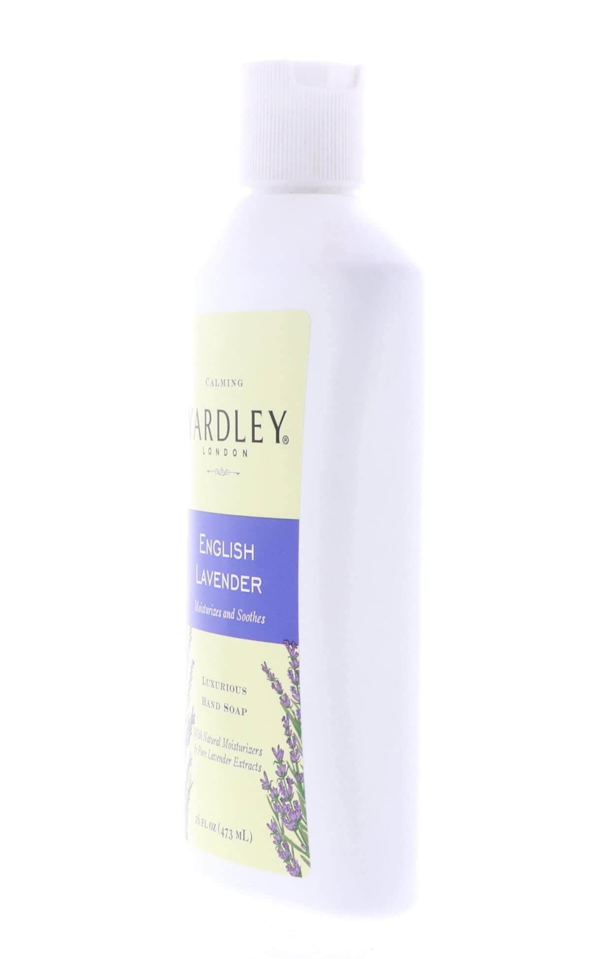 Yardley London English Lavender, Luxurious Hand Soap, Moisturizes & Soothes with Essential Oils, 16 FL OZ (473ml) - 6 Pack