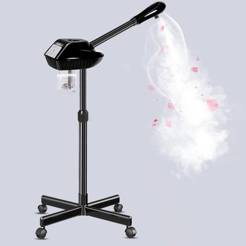Face Steamer on Wheel,Professional Steamer for Facial,Ozone Face Steamer for Salon or at Home Use