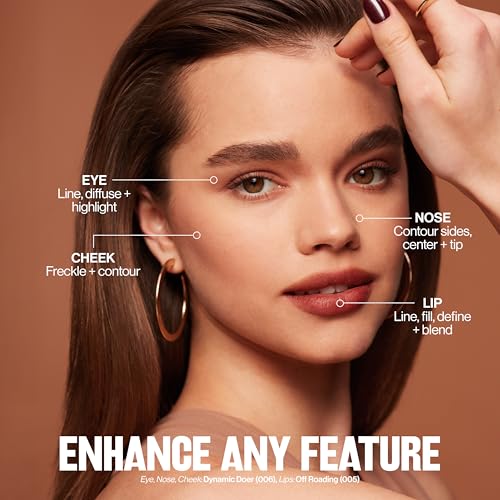 Revlon ColorStay Multi-Liner, Dual-Ended Pencil, Multi-Use for Lips, Face and Eyes, 006 Dynamic Doer