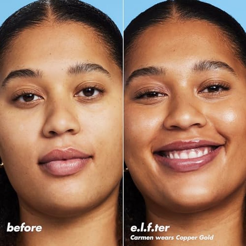 e.l.f. SKIN Bronzing Drops, Liquid Bronzer For Face & Skin, Creates A Sun-Kissed Glow, Infused With Vitamin E, Vegan & Cruelty-Free, Rose Gold