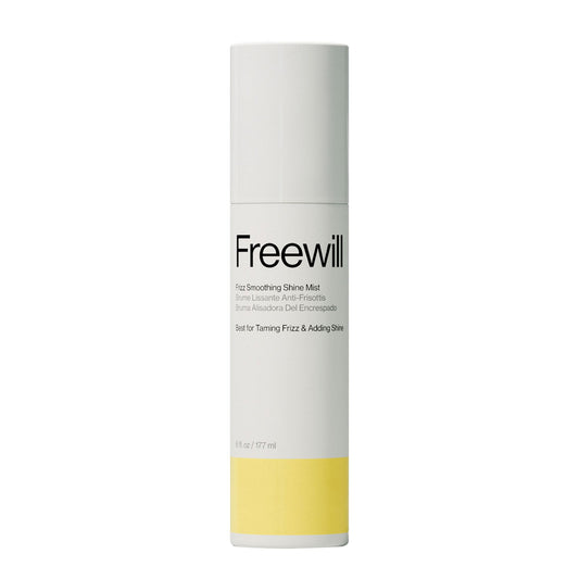 Freewill Frizz Smoothing Shine Mist, Nourishing and Lightweight Spray for Hair Frizz Control, Hydration and Shine, Tames Flyaways, Quick Absorption, 6 oz