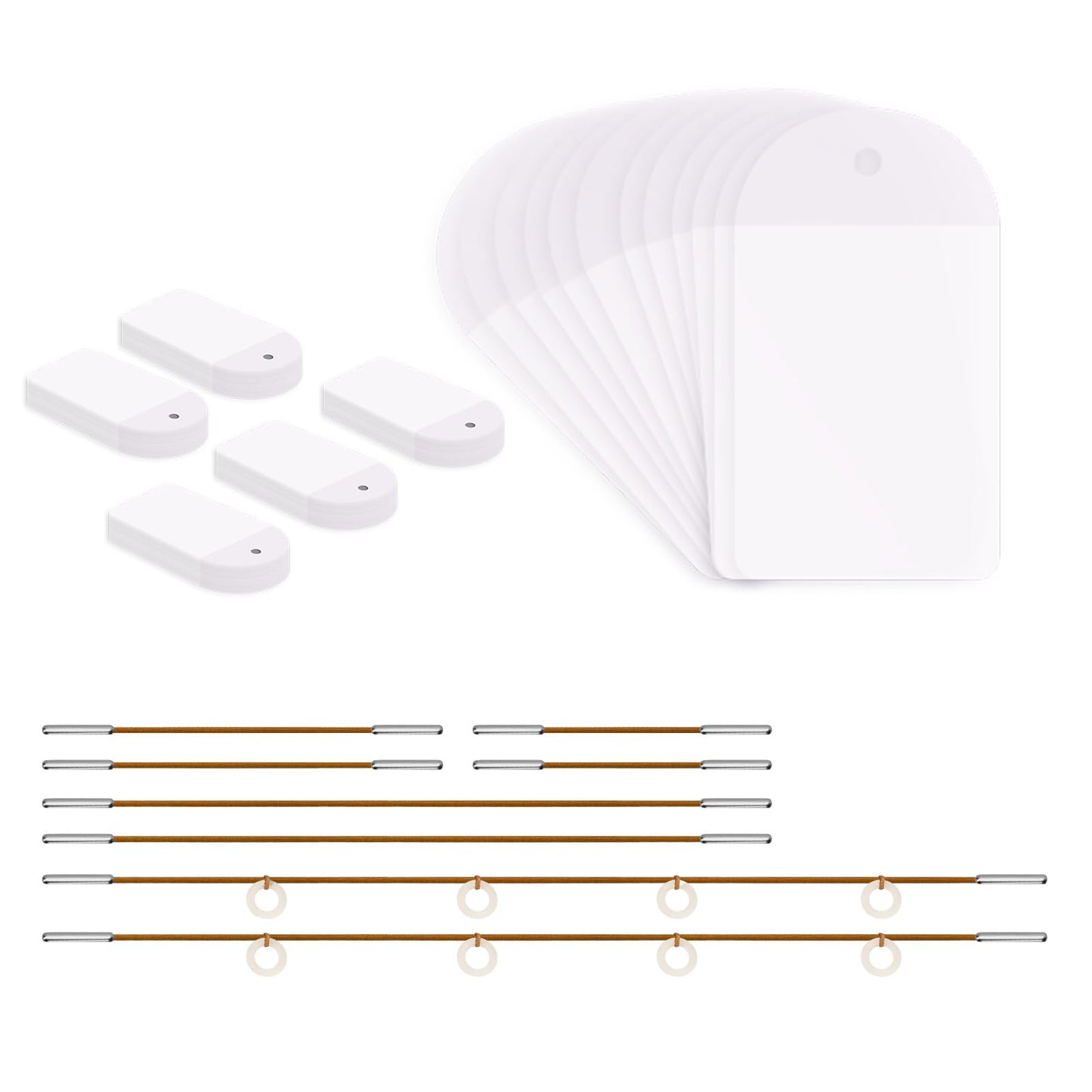 Netlkjonk 140PCS Face Lift Tapes and Bands with 8 Strings for Sagging Skin Double Chin