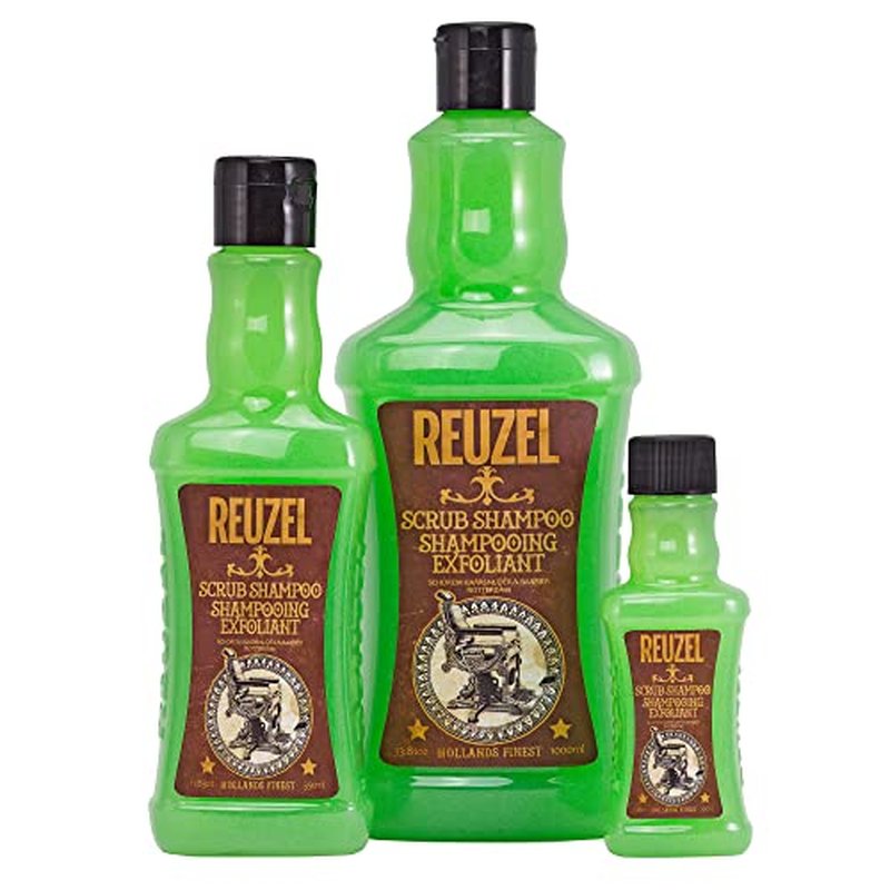 REUZEL Scrub Shampoo, Deeply Cleanses, 11.83 oz (Pack of 2)