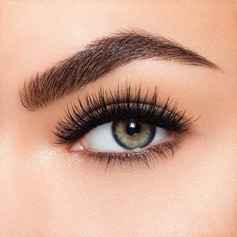 Lilly Lashes in Diamonds - Natural Looking Lashes Mink | False Eyelashes | Lite Wispy Lashes | Fake Lashes | Eyelashes Natural Look | Strip Lashes | Round Shape | 15mm length, Reusable Up to 15 wears