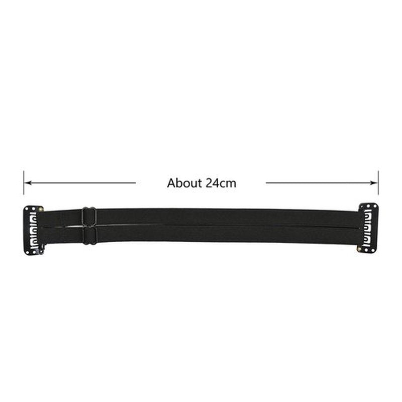 YTBYT 2 Pcs Facelift Bands with Clips Invisible Face Stretching Lifting Strap Adjustable Elastic Band Face Slimming Band (24cm Black Double Bands)