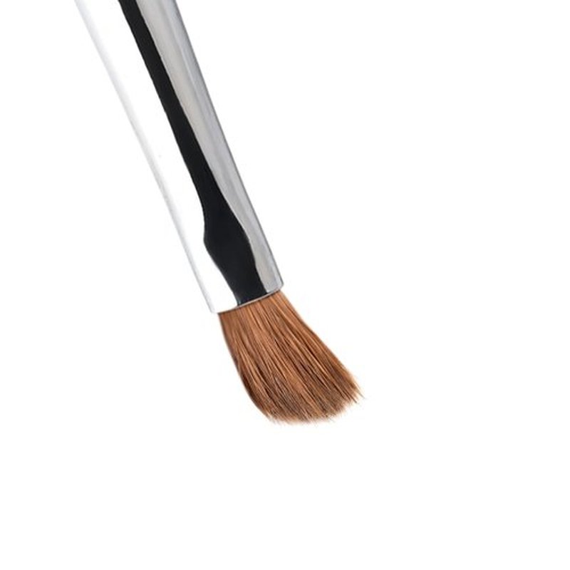KADS Pure Kolinsky Hair Bristles Acrylic Nail Brush Oval Crimped Shaped Redwood Handle Professional Salon Quality (4#)