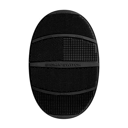 Sigma Switch by Sigma Beauty – Silicone Makeup Brush Cleaner for Switching Shades and Pigments, Switch Cleaning Mat for Superior Makeup Brush Cleaning Mid-Application (Full Size)