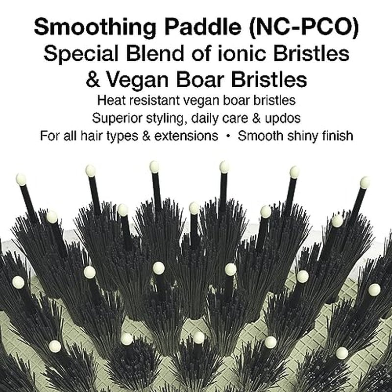 Olivia Garden NewCycle Ionic bristles Cushion Hair Brush and made from 100% recycled material (except bristles and cushion)
