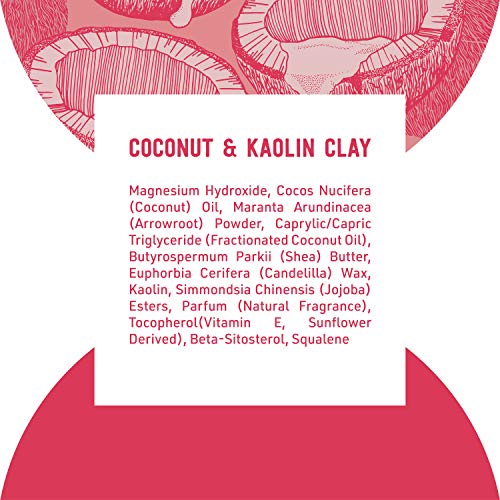 Schmidt's Aluminum Free Coconut & Kaolin Clay Deodorant for Sensitive Skin, 3.25 oz, 3 Pack