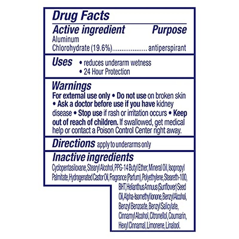 Dove Antiperspirant Deodorant, Powder 2.6 Ounce (Pack of 6)
