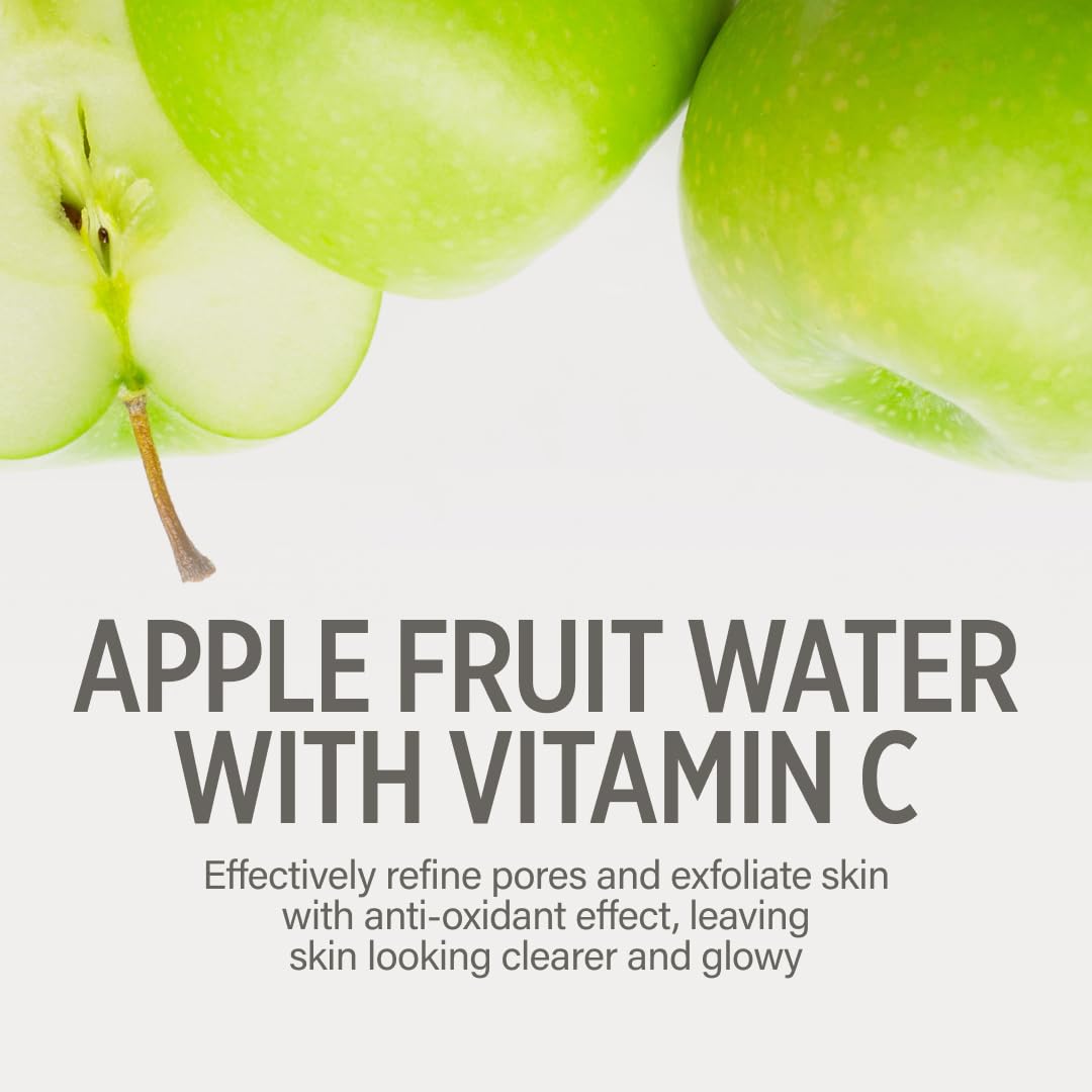 KEYTH White Apple BRIGHTENING PAD (150ML, 5.07 FL.OZ.) / Brightening, Glwoing Skin Filter, Apple Fruit Water, Dark Circle Eraser, White Hyaluronic Acid