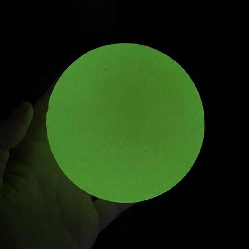 Aolowewin Glow in The Dark Spike Replacement Balls, Roundnet Game Balls - Play at Night, Light Up for 20~30 Minutes (3X Glow Balls+Pump)