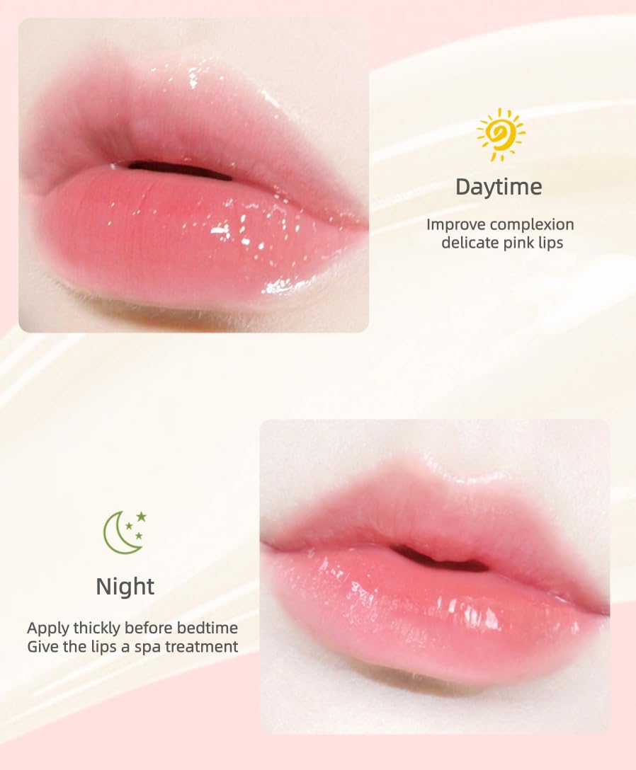 3 PCS Natural Lip Balm, Spearmint, Avocado, and Strawberry Lip Balm, Moisturizing, Soothing, and Repairing Dry and Chapped Lips, Lip Balm Gift Set
