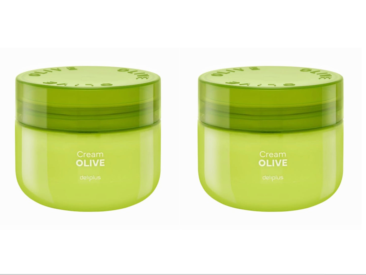 Deliplus Olive Oil Intensive Rich Moisturizing Hand and Body Cream Treatment for Dry Skin with Karite and Vitamin E 6.75 fl oz (Pack of 2)