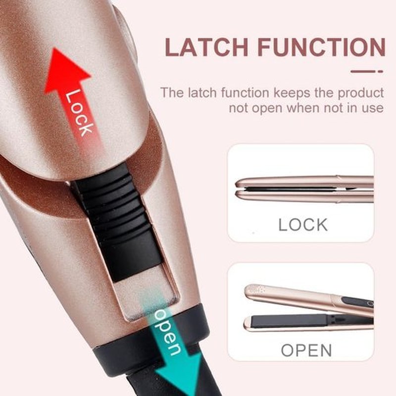 Hair Straightener Iron, Professional Ceramic Flat Iron Straightener for Less Frizz, Shinier & Smoother Hair & Curls, Hair Styling Tools