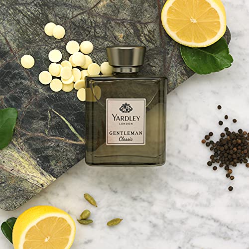 Yardley of London Gentleman Eau de Toilette Spray, Classic, 3.4 Ounce