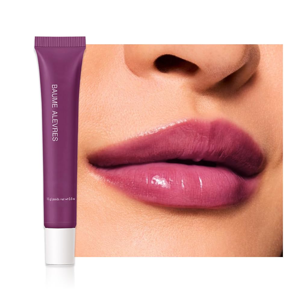 HHLTOH Butter Lip Balm – Ultra-Hydrating Lip Care with Shea Butter & Olive Oil, Soothes Dry Lips with Natural Tint & Gloss Effect,Lip Plumper Moisture & Light Lip Stain Finish #6 Pink Candy