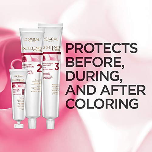 L'Oreal Paris Excellence Creme Permanent Hair Color, 8RB Medium Red Blonde 3 Count