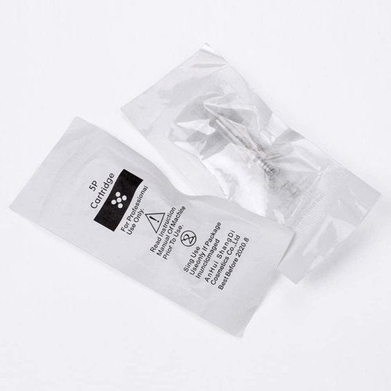 50pcs Permanent Makeup Tattoo Needle Cartridges Disposable T Shape Tattoo Needle for Digital Eyebrow/Lips/Eyeliner Tattoo Machine (3P)