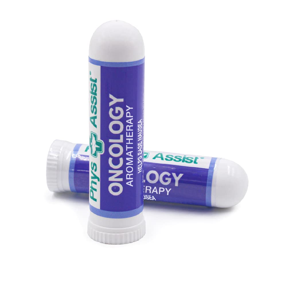 PhysAssist Oncology Aromatherapy for Nausea. Contains Natural Essential Oils, Compact Travel Size.