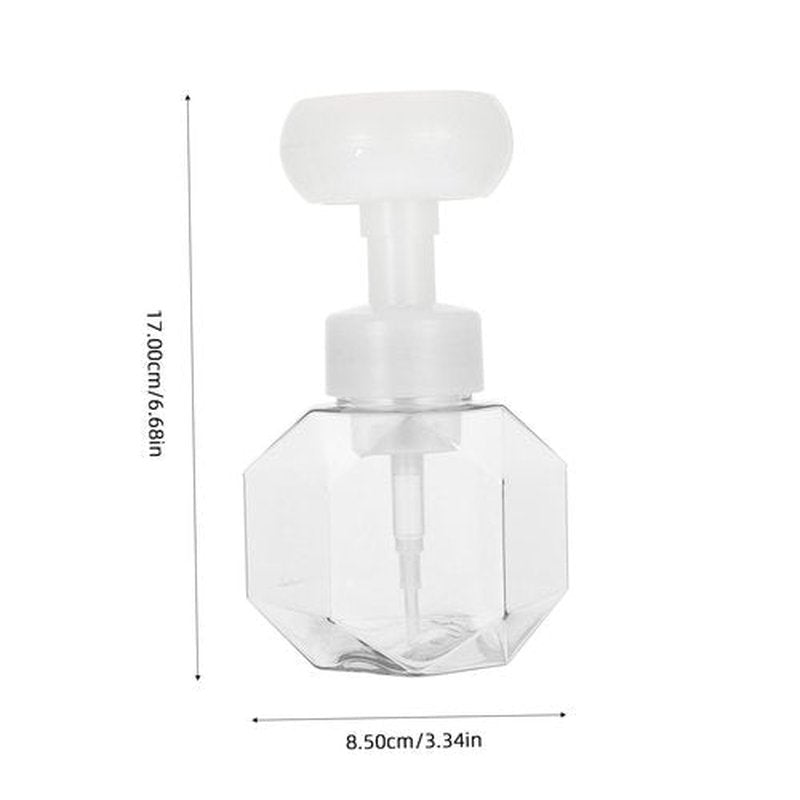 HOLIDYOYO 2pcs Sparkling Bottle Travel Container Soap Dispenser Foaming Body Wash Foam Cosmetic Pump Dispenser Hand Soap Bottles Foam Soap Dispenser Empty Pump Subject Petg