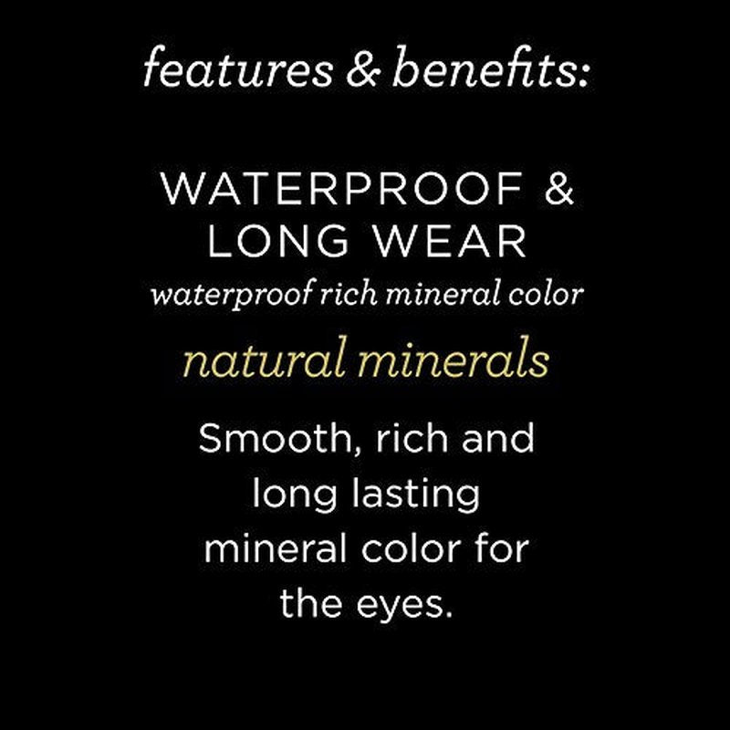 Pacifica Beauty Natural Eye Pencil in Jet (Black), 0.1 ounce