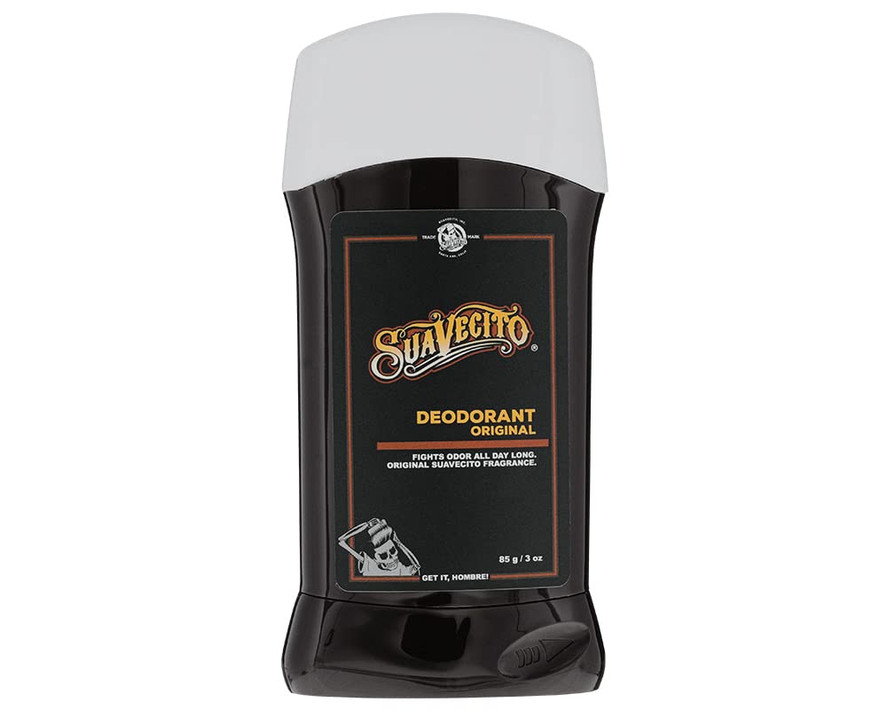 Suavecito Pomade Signature Scent Essentials Bundle: Matte Hair Styling Pomade, Aluminum Free Deodorant, Moisturizing Body Soap