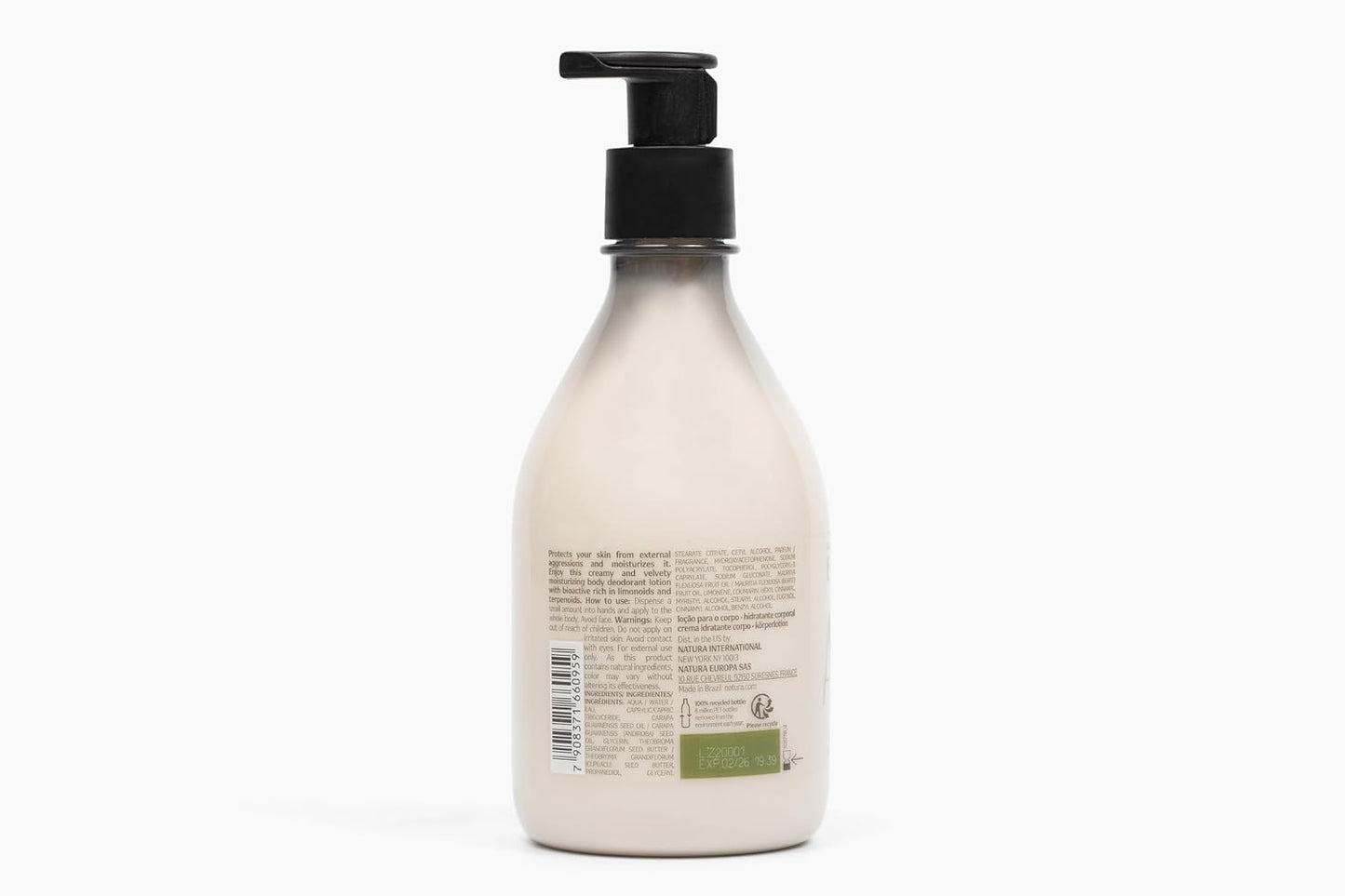 natura - Ekos Castanha (Brazil Nut) Renourishing Body Lotion - Anti-Dryness - Deep Skin Hydration Moisturizer - Vegan Skin Care - Brazilian Beauty Secrets - Self Care & Body Care - 13.5 fl oz (400ml)