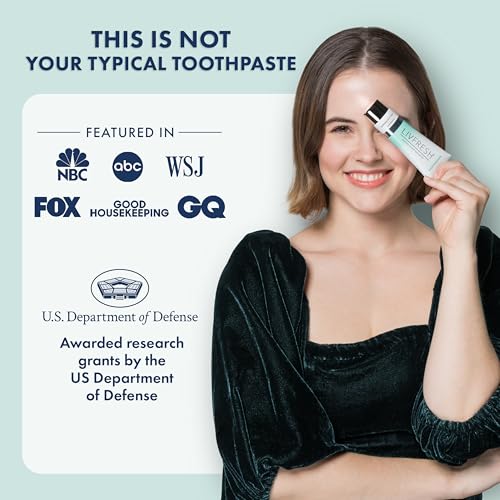 LIVFRESH Toothpaste Gel, Clinically Proven to Remove Plaque 250% Better, Improves Gum Health 190% Better, Prevents & Reduces Tartar, Freshens Breath, SLS Free Dental Gel, Wintergreen, 2 Pack