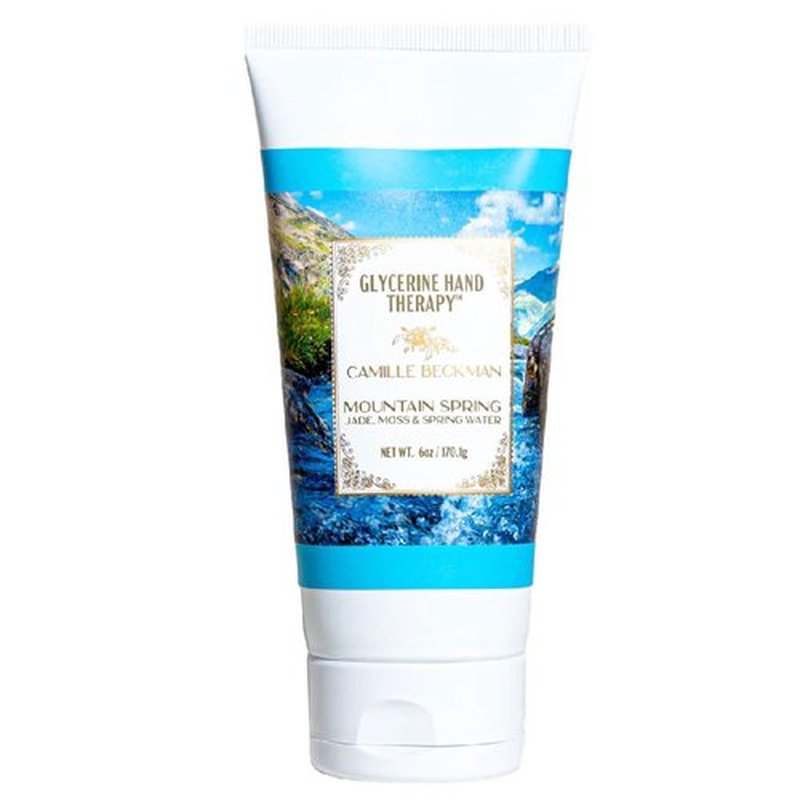 Camille Beckman Glycerine Hand Therapy Cream, Mountain Spring, 6 Ounce