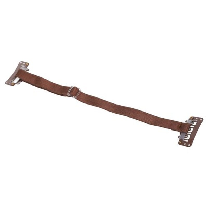Facelift Band,Facelift Bands With Clips,Face Lifting Band, 4Pcs Adjustable Elastic Facial Belt Eye Wrinkle Removal Belt with Hairclip, Firm Skin (Brown)