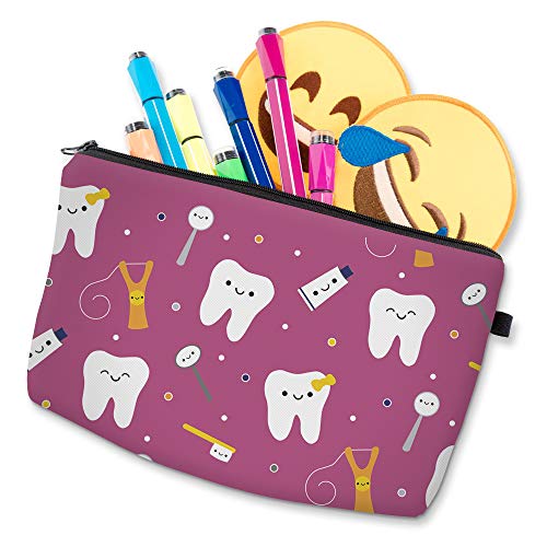 MRSP Cosmetic Bag Makeup bags for women,Small makeup pouch Travel bags for toiletries waterproof (Stitch 02)