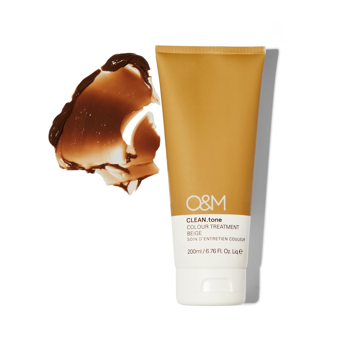 O&M CLEAN.tone Hair Color Treatment Free from Sulfates, Parabens, Silicones, Phthalates, Triclosan, Propylene Glycol & Gluten, Vegan, Cruelty Free, Light Blonde/Lightest Blonde, 200ml, Beige