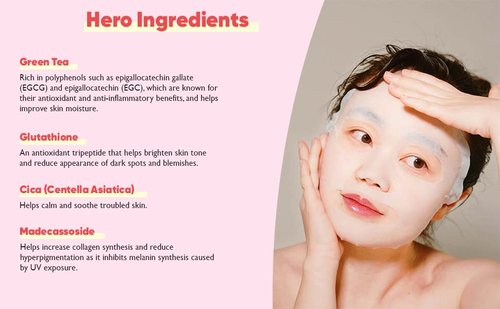 ParadiseGal Anti-Wrinkle Face Masks (10-Pack) Korean Skincare Infused with Collagen, Green Tea, Glutathione, Niacinamide & Ceramide - Hydrating Solution for Smooth, Youthful Skin