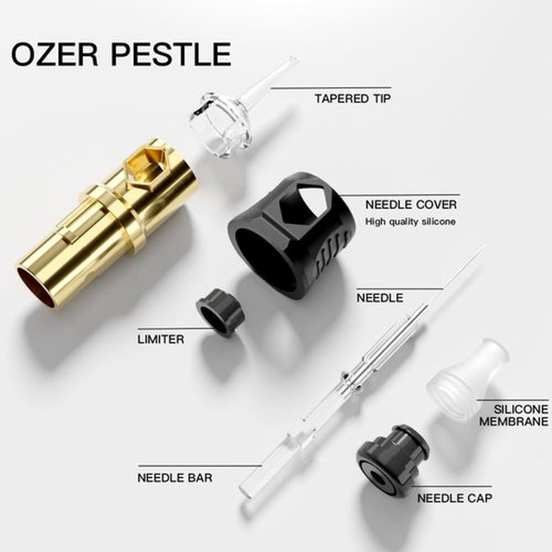 OZER Tattoo Cartridge - #1007RL(0.30mm) 20Pcs Disposable Tattoo Needles with Membrane Safety Cartridges for Tattoo Round Liner