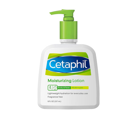 Cetaphil Moisturizing Lotion, 8 Fl oz (Pack of 3), Hydrating Moisturizer For All Skin Types, Instant Hydration lasting up to 24 Hours, Non-Greasy, Lotion for Even the Most Sensitive Skin