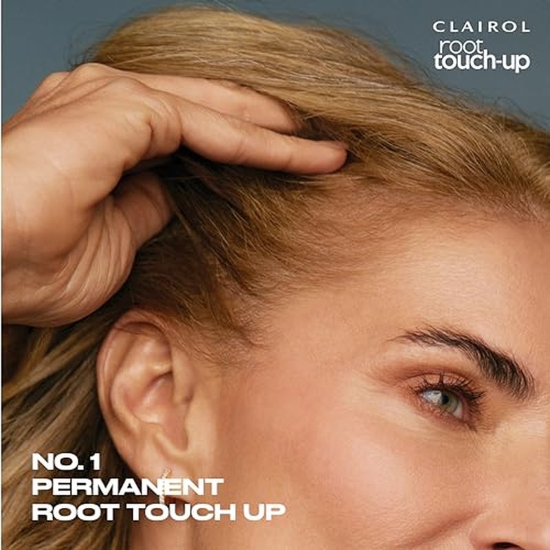Clairol Root Touch-Up by Nice'n Easy Permanent Hair Dye, 4RV Dark Burgundy Hair Color, Pack of 2