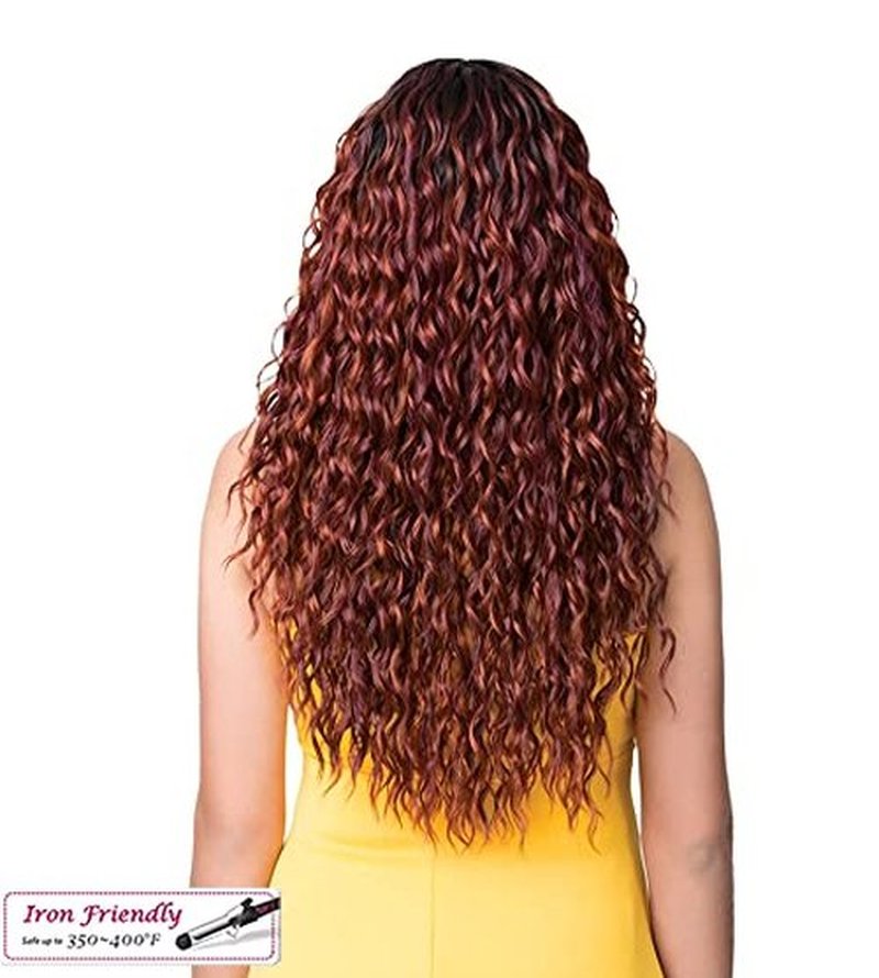 It's A Wig Synthetic Hair Wig Q ARIEL (DEEP RED)
