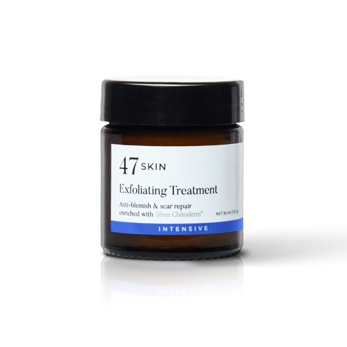47 Skin Anti-blemish & scar repair Exfoliating Treatment enriched with Silver Chitoderm, Intensive Clear Skin Range, 30ml