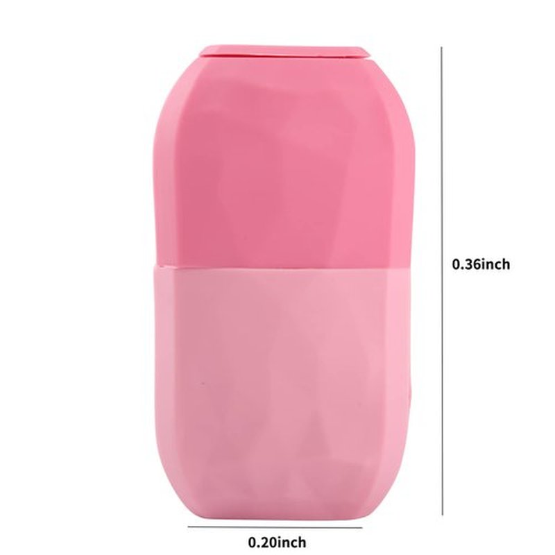 Ice Roller Mold-Ice Roller for Face and Eye，Beauty Cube Brighten Skin &Enhance Natural Glow &Remove Fine Lines，Facial Beauty Ice Roller Skin Care Tools (Diamond, pink)