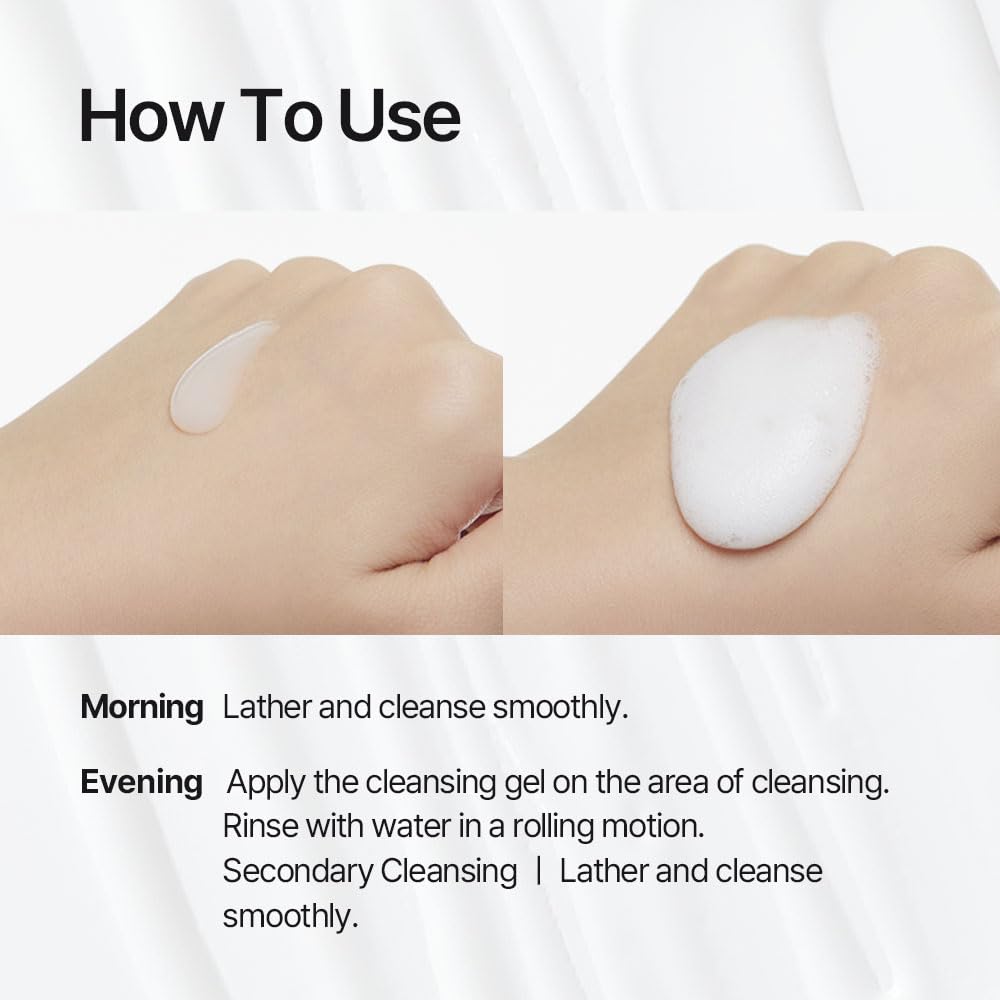 THEPURELOTUS Jeju Botanical pH Balancing Cleanser (6.76 fl.oz) - Mildly Acidic pH6.5, 2-in-1 Gentle Daily Gel-to-Foam Korean Face Wash, Vegan Cleanser