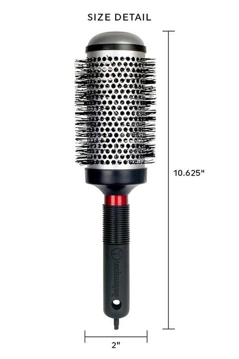 Cricket Thermal Hair Brush #390 2” for Blow-Drying, Curling, and Styling – Heat-Retaining Barrel with Anti-Static Tourmaline Bristles, Round Thermal Brush, Ideal for All Hair Types