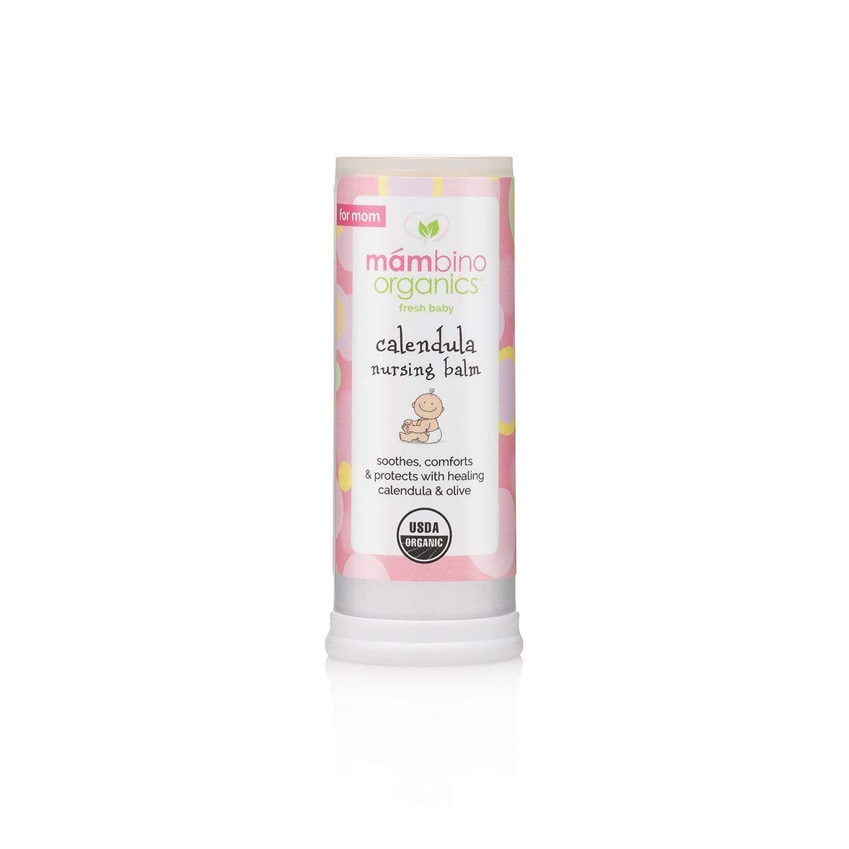 Mambino Organics Calendula Nursing Balm, Breastfeeding Essentials for Sore Nipples, Olive Oil Infused, Postpartum Essentials & Pregnancy Must Haves, Thoughtful Gifts for New Moms, 0.63 oz