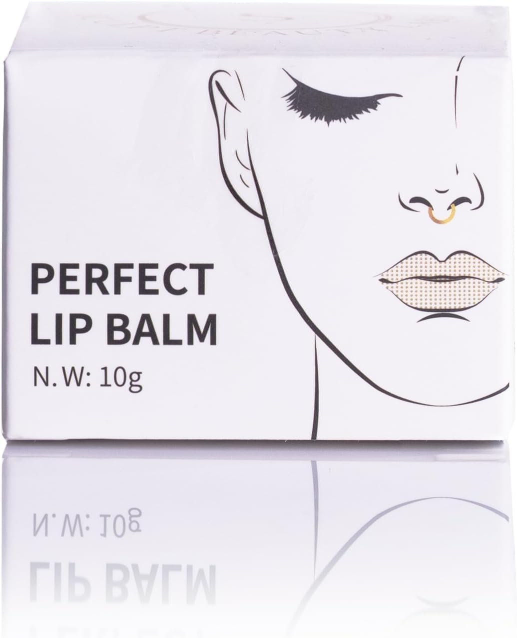 S SCULPT BEAUTY LABS Perfect Lip Balm for and Shine & Hydrate Dry Lips Moisturizer for Lips Care with Rose Oil & Vitamin E, Pink